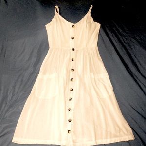 White Gauze Rip Curl Sundress